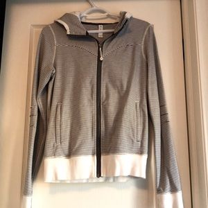 lululemon grey and cream hoodie
